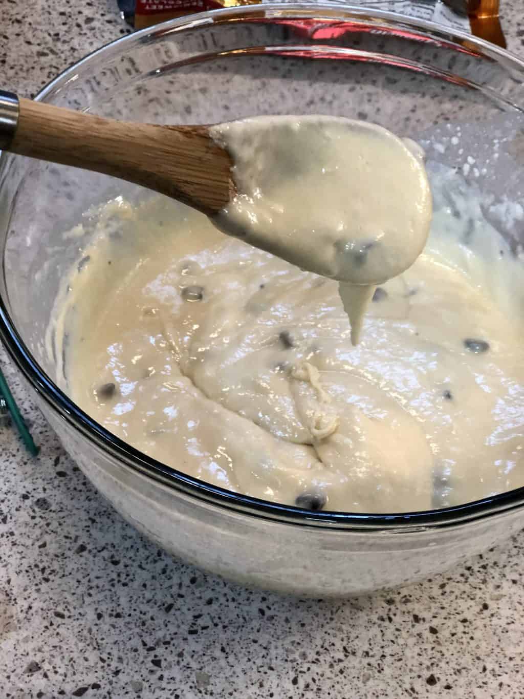sourdough muffin batter